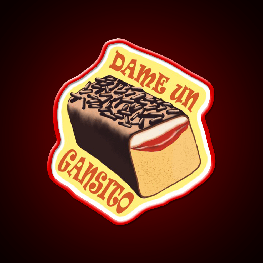 Dame Un Gansito Snack Food Led Neon Sign Rgb Color - Shineneon