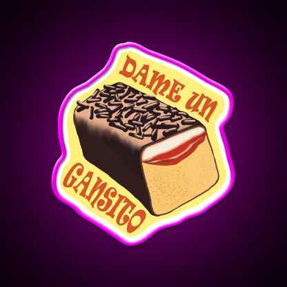 Dame Un Gansito Snack Food Led Neon Sign Rgb Color - Shineneon