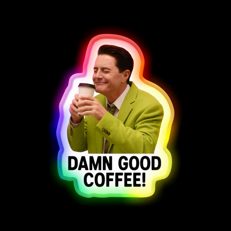 Damn Good Coffee Cafe Led Neon Sign Espresso Bar Art Rgb Color