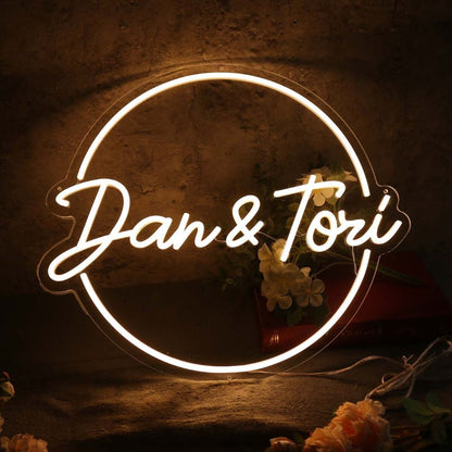 Dan And Tori Yellow Led Neon Sign - Shineneon