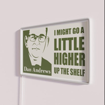 Dan Andrews Top Shelf Original Artwork Rgb Led Neon Sign - Shineneon