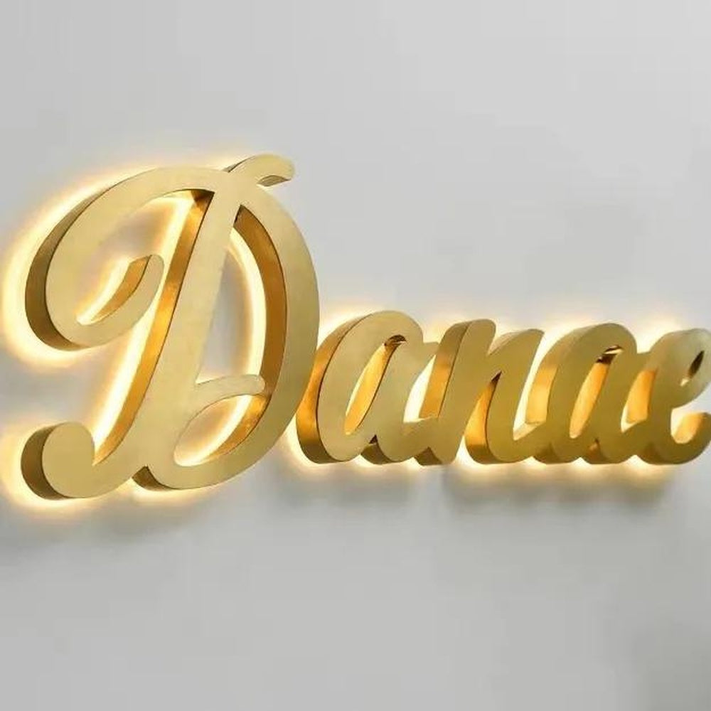 Dance 3D Frontlit Letters Metal Led Sign