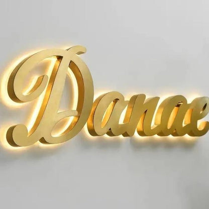 Dance 3D Frontlit Letters Metal Led Sign - Shineneon