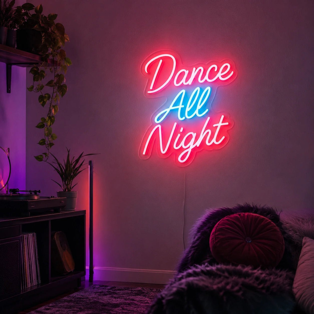 Dance All Night LED Neon Sign - Shineneon