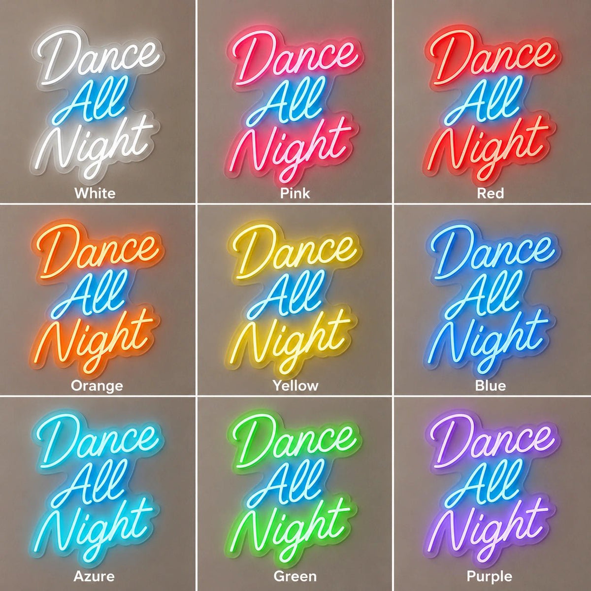 Dance All Night LED Neon Sign - Shineneon