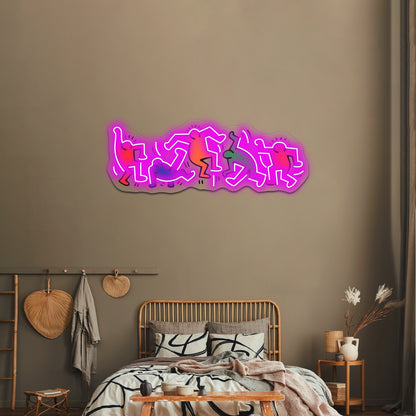 Dance Together Artwork Affordable Custom Neon Signs