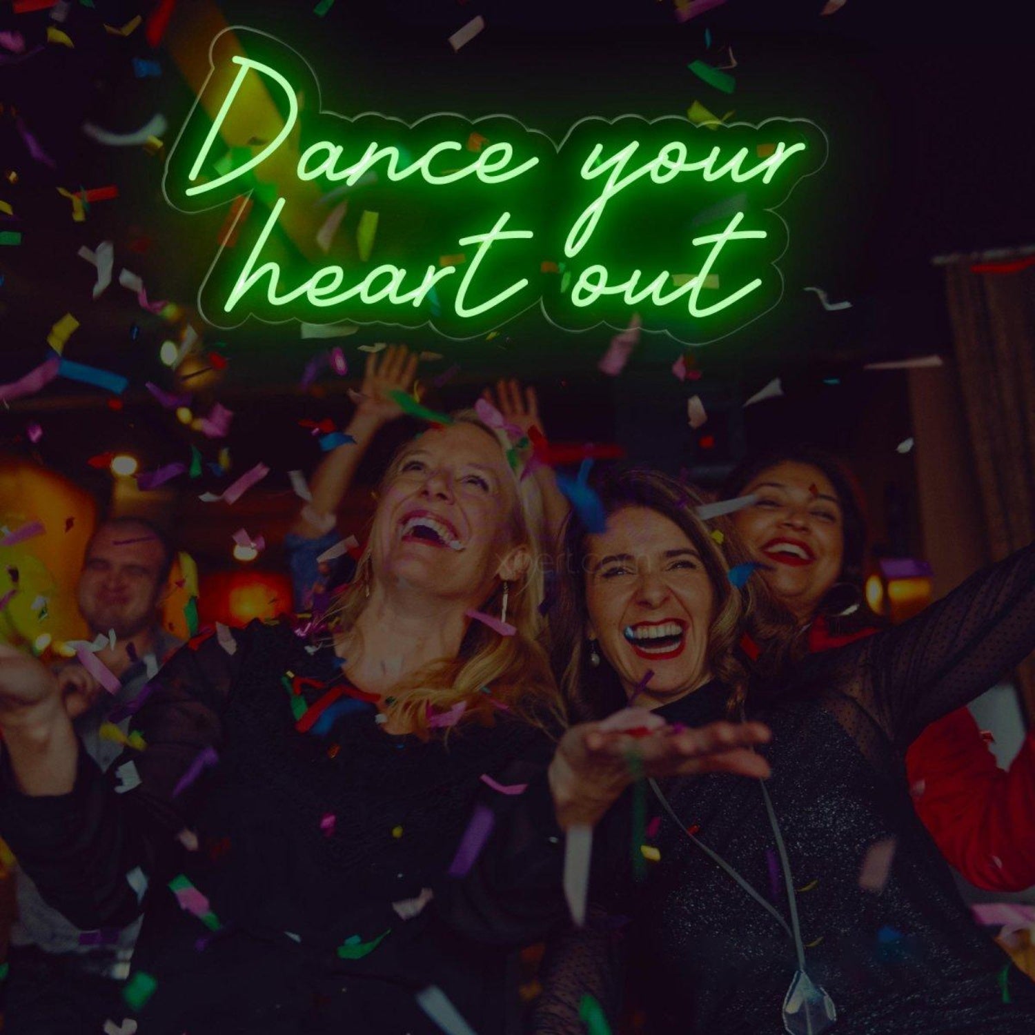 Dance Your Heart Out White Script Led Neon Sign For Dance Retro Bar Decor | Shineneon