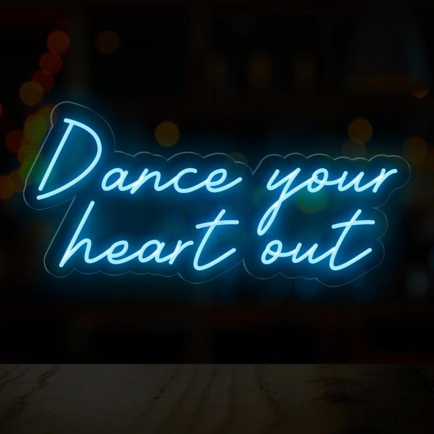 Dance Your Heart Out White Script Led Neon Sign For Dance Retro Bar Decor | Shineneon