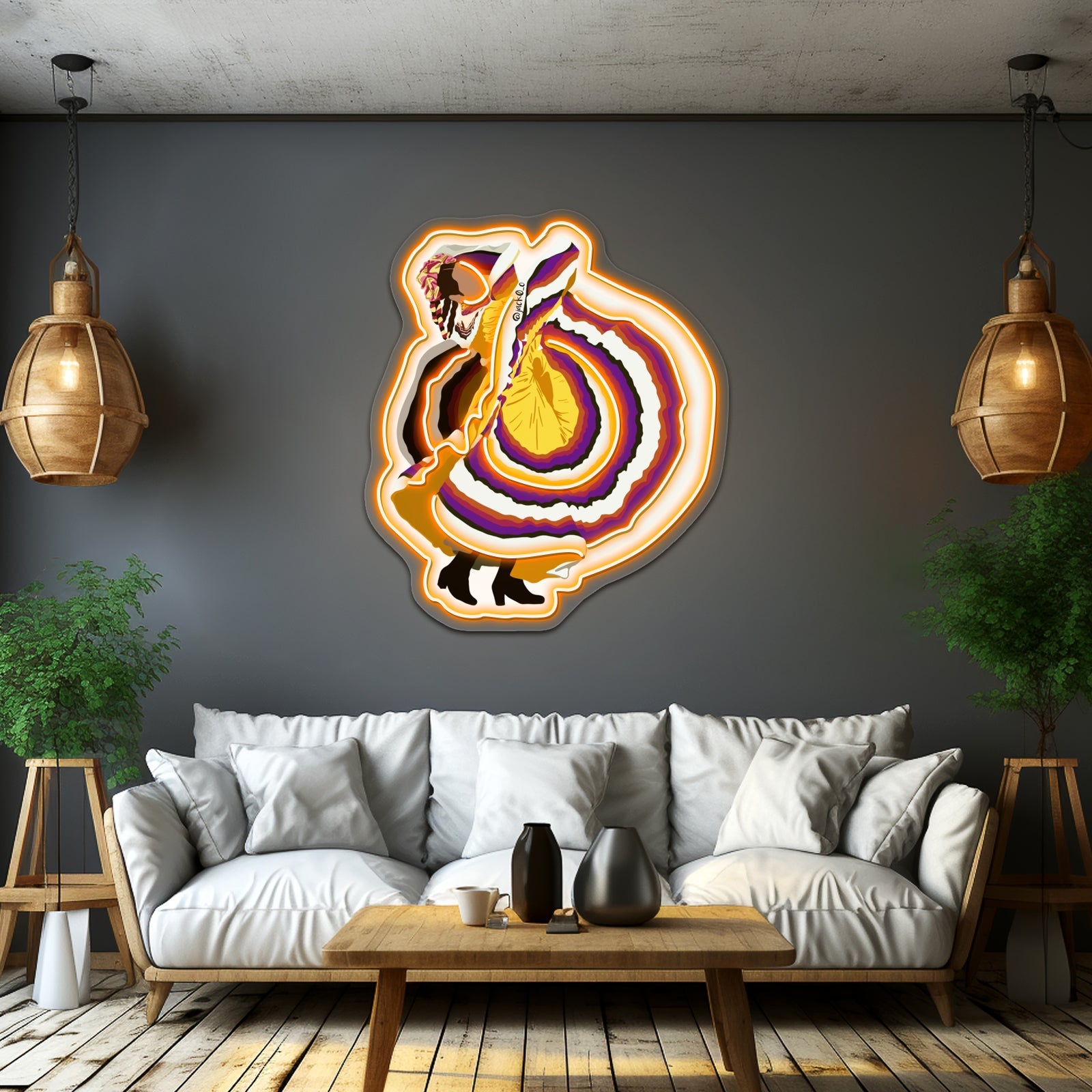 Dancer Artwork Affordable Custom Neon Signs - Shineneon