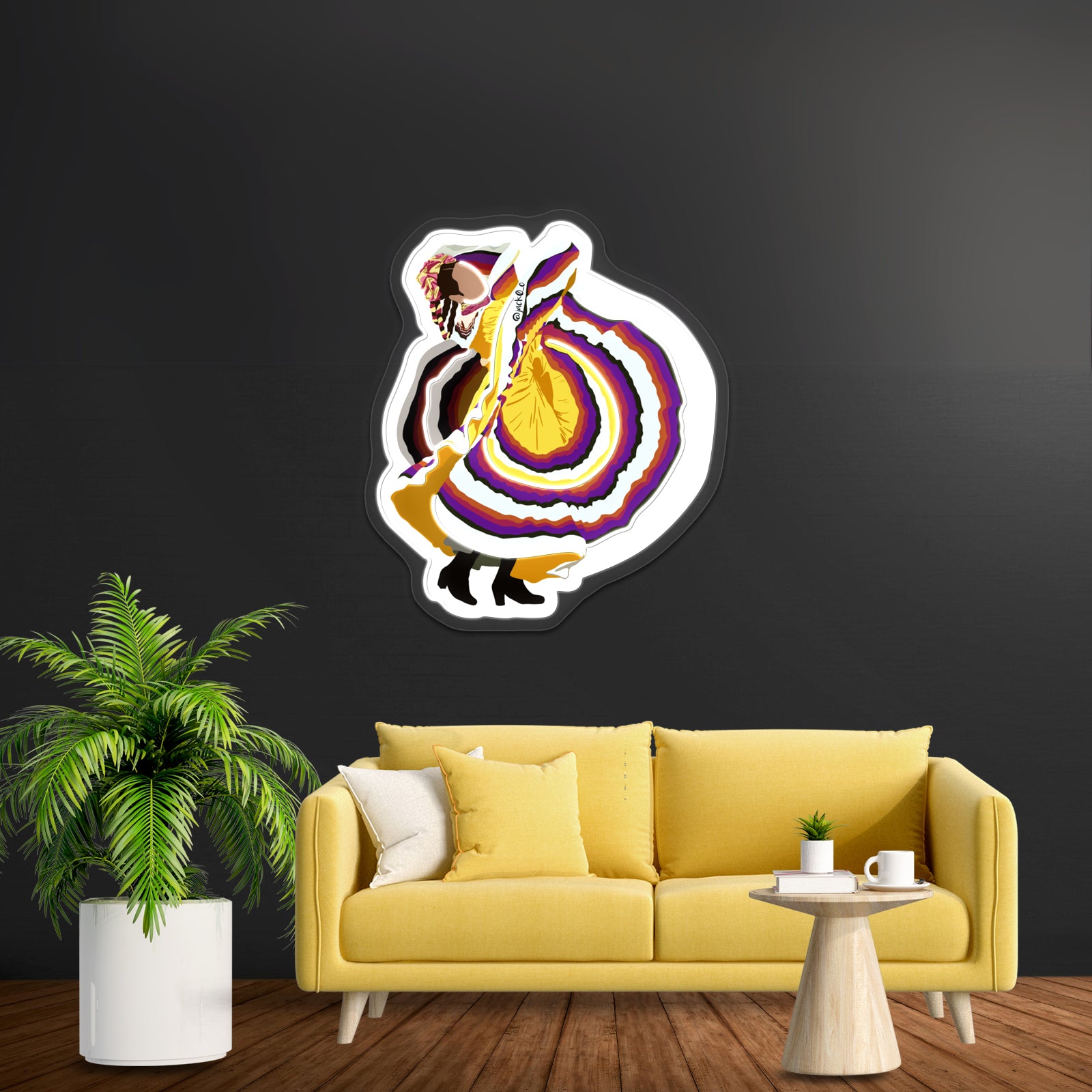 Dancer Artwork Affordable Custom Neon Signs