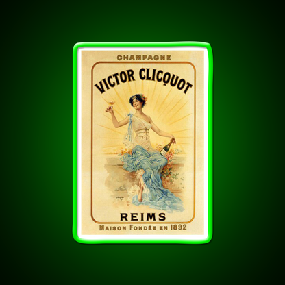 Dancer Victor Clicquot Poster Cocktail Bar Decor Led Neon Sign Rgb Color - LED neon sign view 8