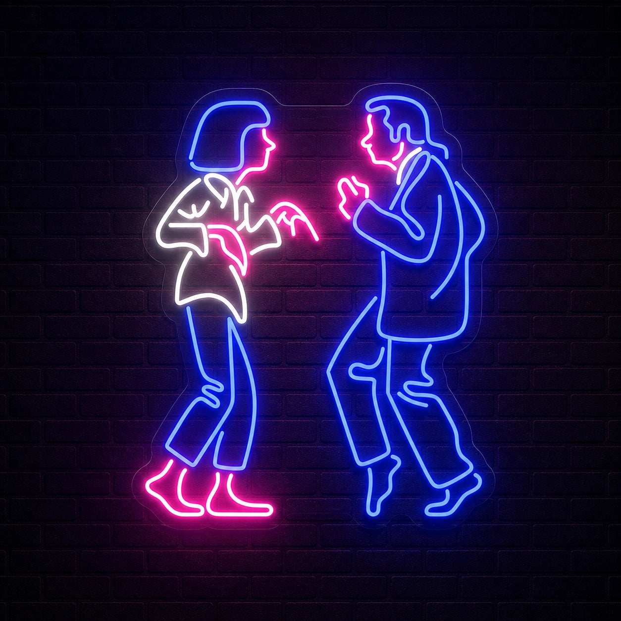 Dancing Couple Vintage LED Neon Sign main product image