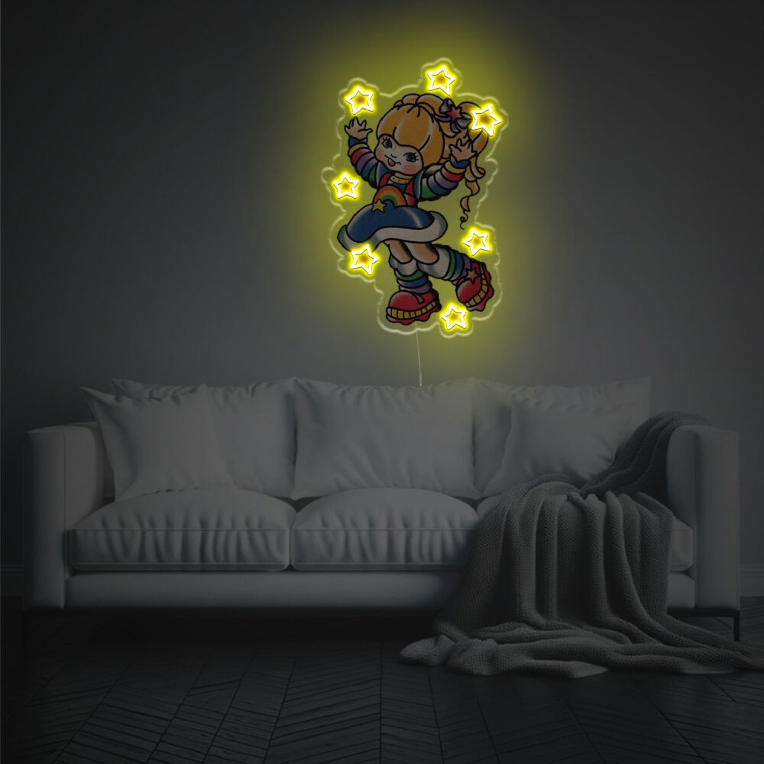 Dancing Doll With Stars Led Neon Acrylic Artwork | Shineneon