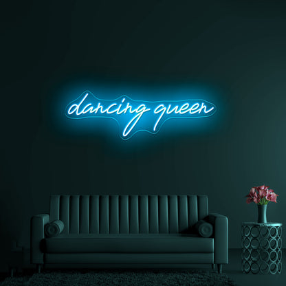 Dancing Queen Charming Led Neon Signs Free Shipping - Size and dimension reference