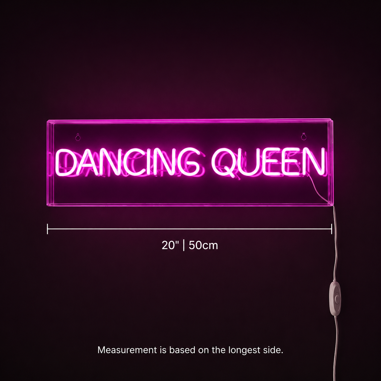 Dancing Queen LED Neon Sign - 04 Size Image