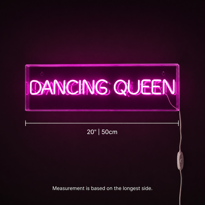 Dancing Queen LED Neon Sign - 04 Size Image
