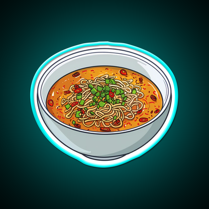 Dandan Noodles Led Neon Sign Chinese Food Rgb Color