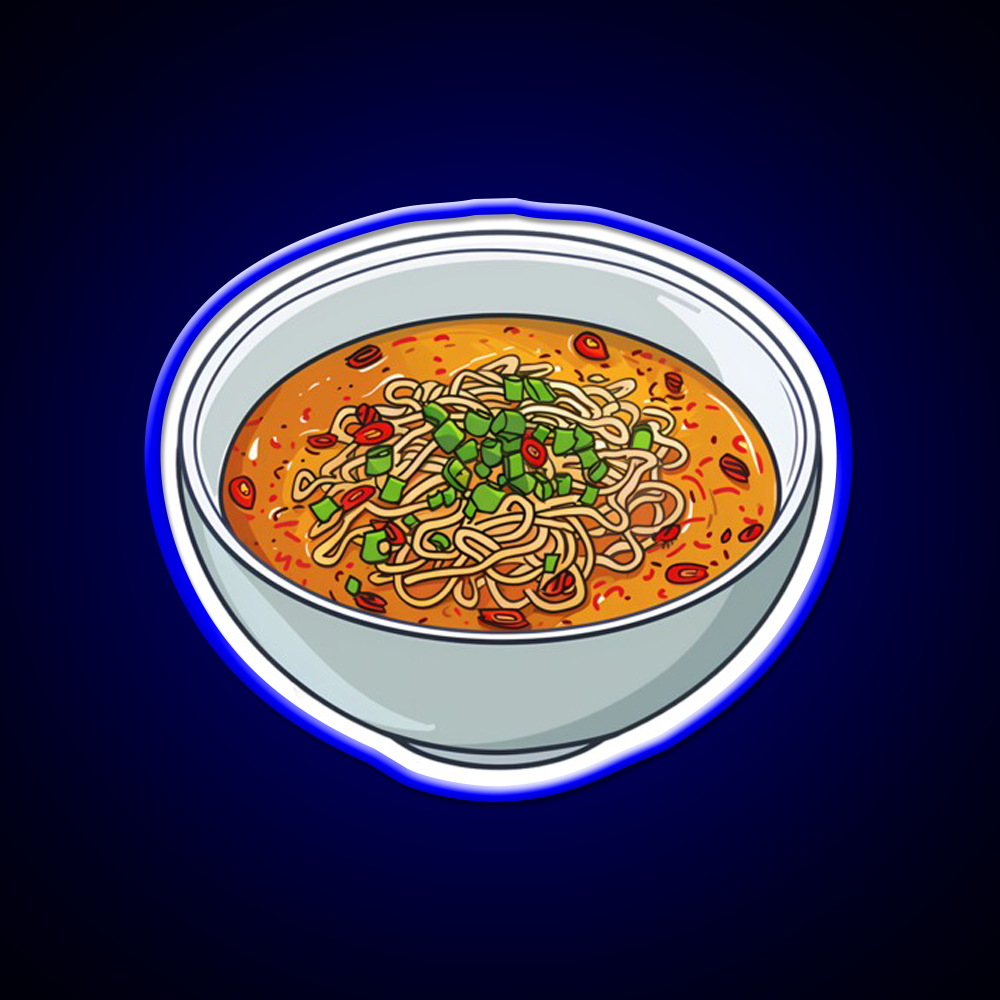 Dandan Noodles Led Neon Sign Chinese Food Rgb Color