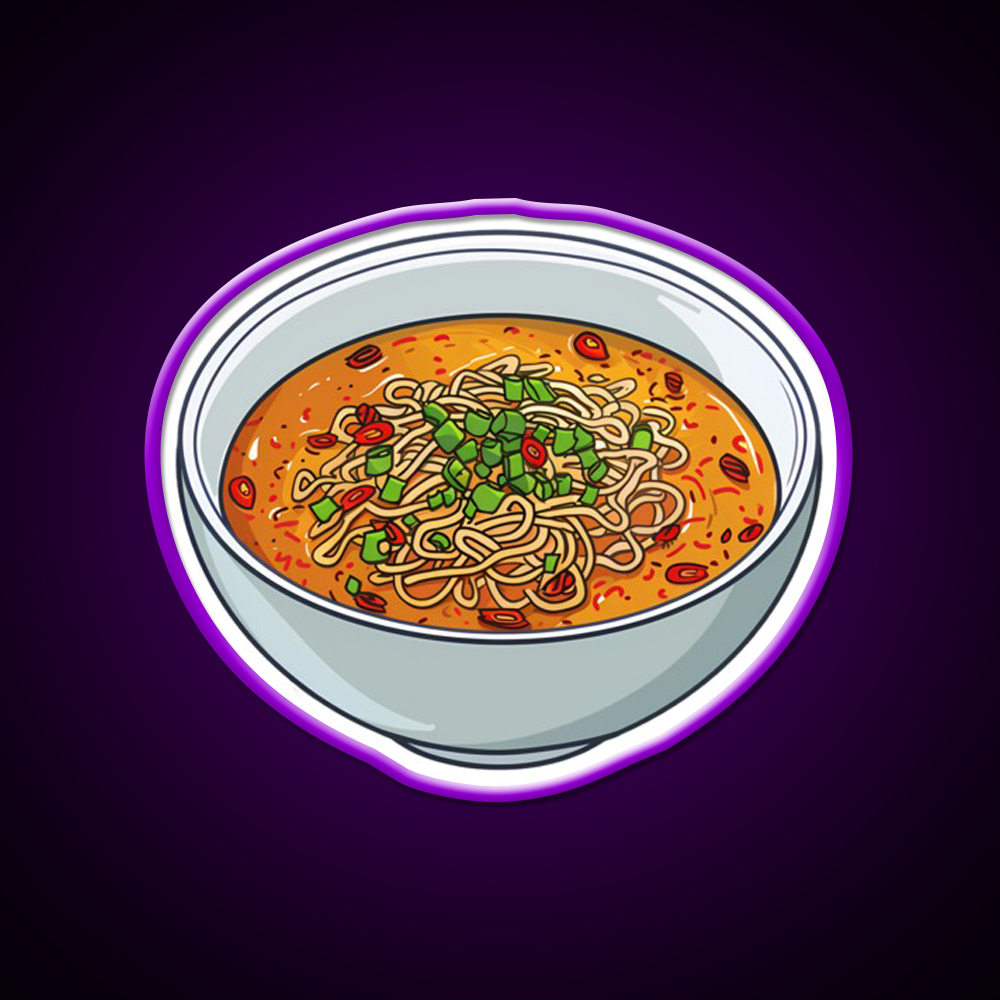 Dandan Noodles Led Neon Sign Chinese Food Rgb Color