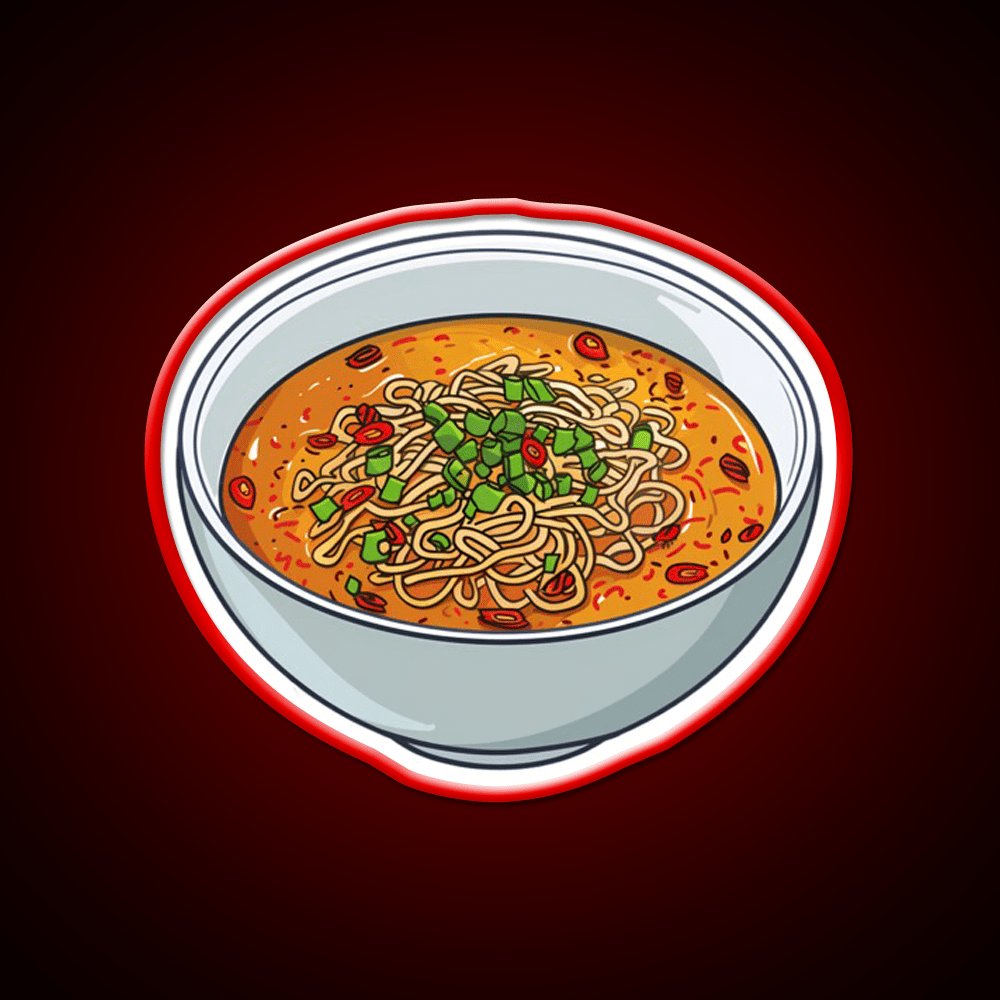 Dandan Noodles Led Neon Sign Chinese Food Rgb Color - Shineneon