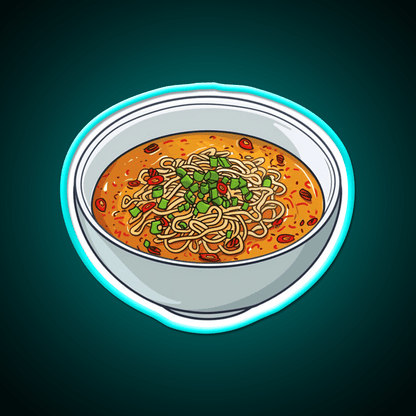 Dandan Noodles Led Neon Sign Chinese Food Rgb Color - Shineneon