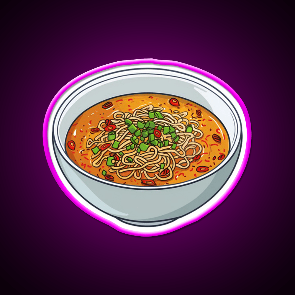 Dandan Noodles Led Neon Sign Chinese Food Rgb Color - Shineneon