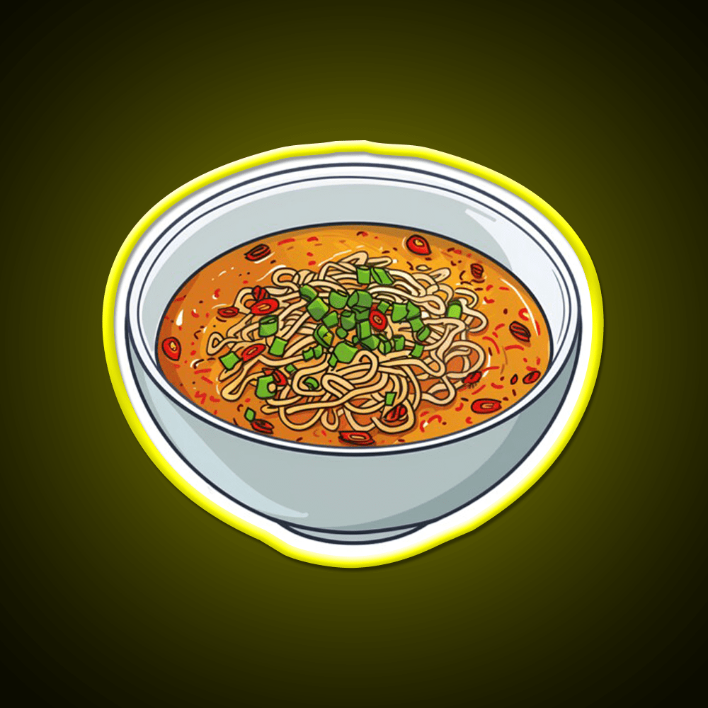 Dandan Noodles Led Neon Sign Chinese Food Rgb Color - Shineneon
