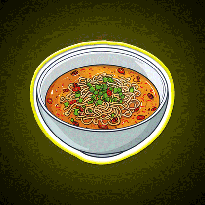 Dandan Noodles Led Neon Sign Chinese Food Rgb Color