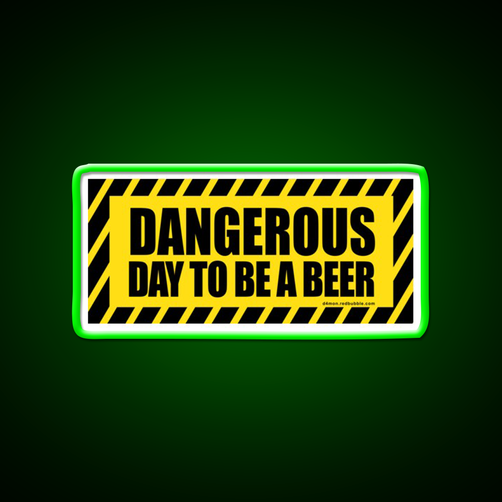 Danger Dangerous Beer Bar Decor Led Neon Sign Rgb Color - LED neon sign view 8