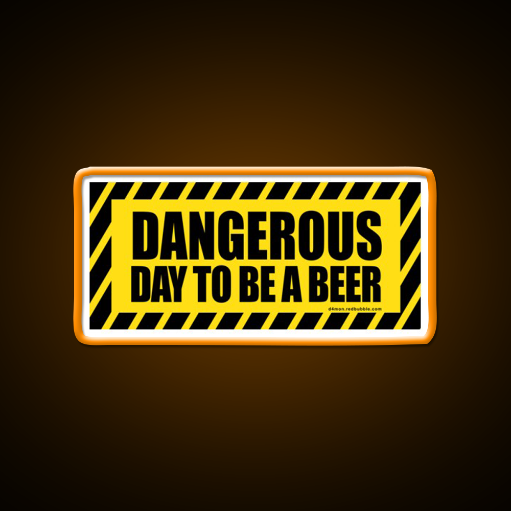 Danger Dangerous Beer Bar Decor Led Neon Sign Rgb Color - LED neon sign view 6