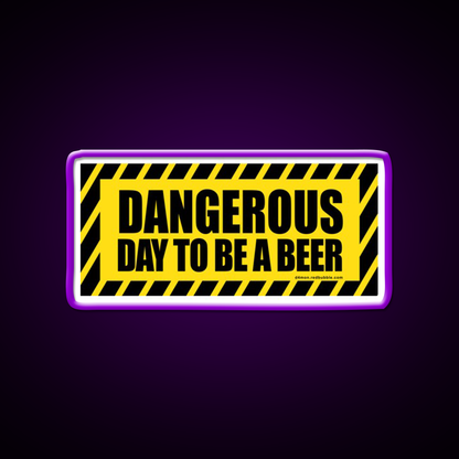 Danger Dangerous Beer Bar Decor Led Neon Sign Rgb Color - LED neon sign view 9
