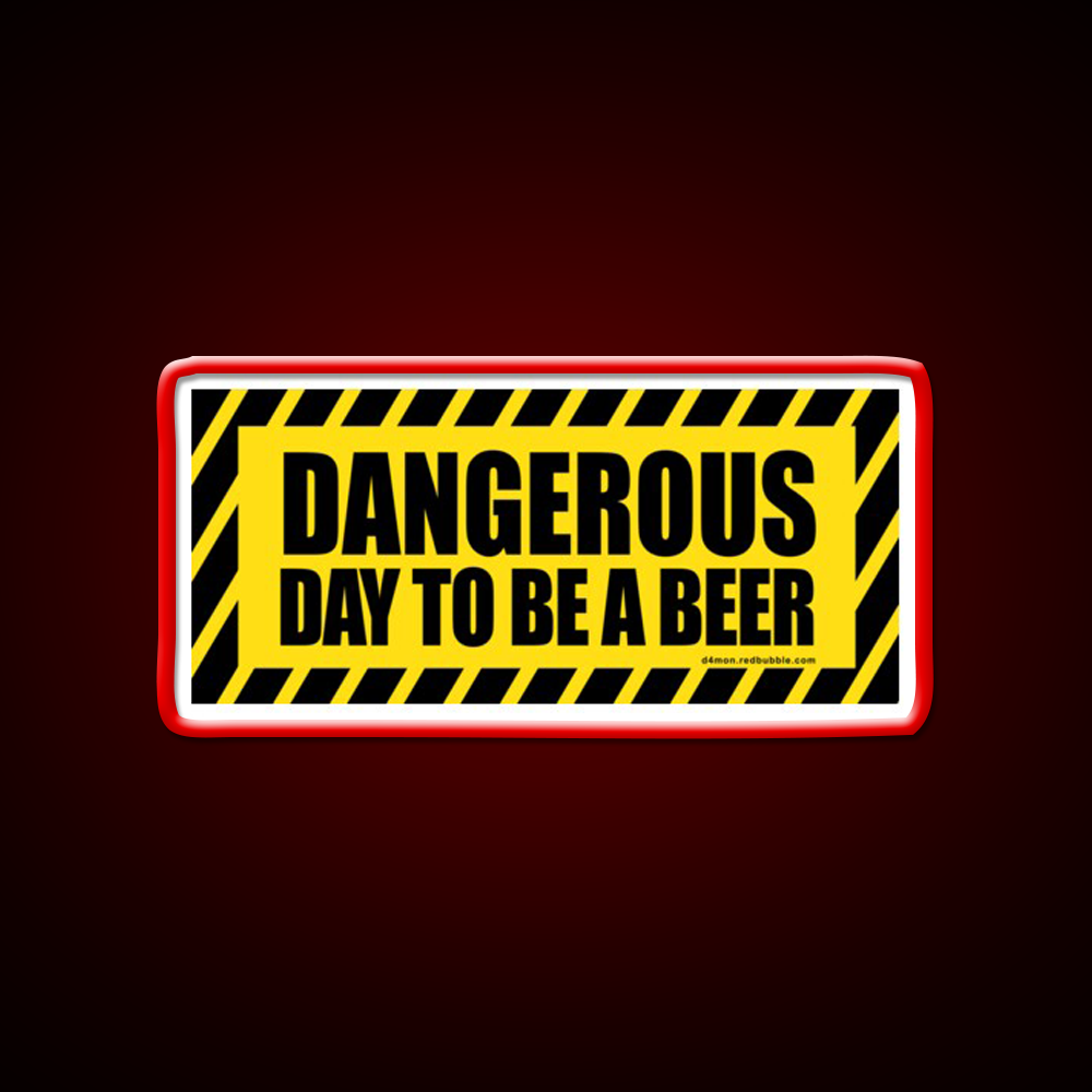 Danger Dangerous Beer Bar Decor Led Neon Sign Rgb Color - LED neon sign view 10