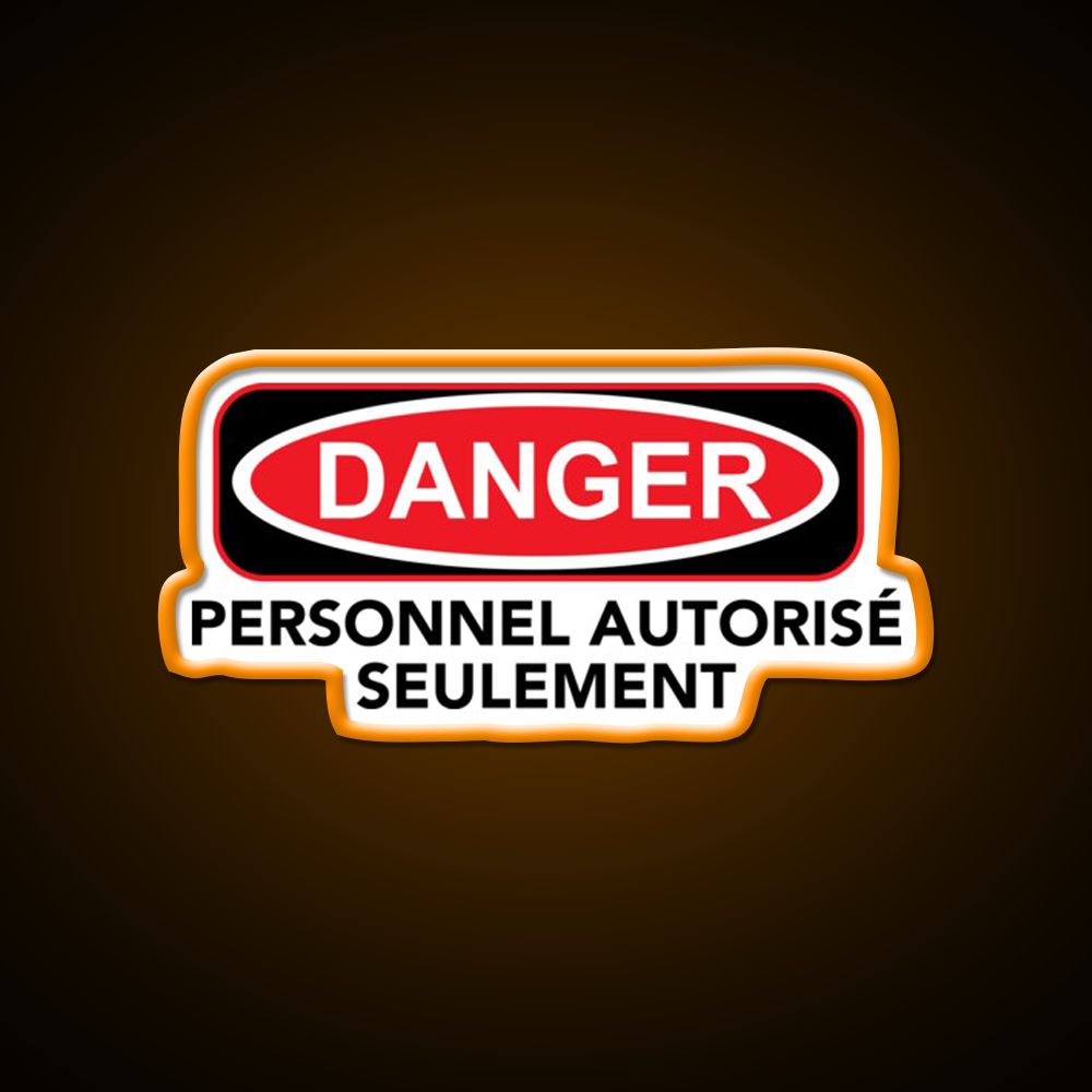 Danger Man Cave Bar Led Neon Sign Rgb Color