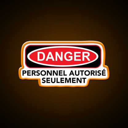 Danger Man Cave Bar Led Neon Sign Rgb Color