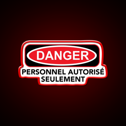 Danger Man Cave Bar Led Neon Sign Rgb Color