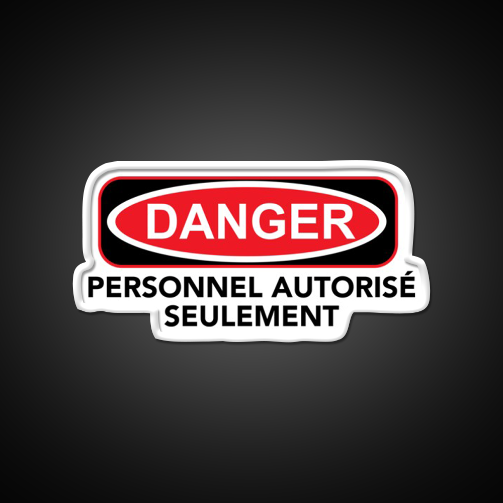 Danger Man Cave Bar Led Neon Sign Rgb Color