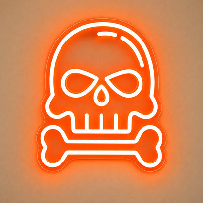 Dangerous Goods Skull Bones LED Neon Sign - Shineneon