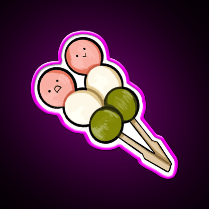 Dango Snack Food Led Neon Sign Rgb Color - Shineneon