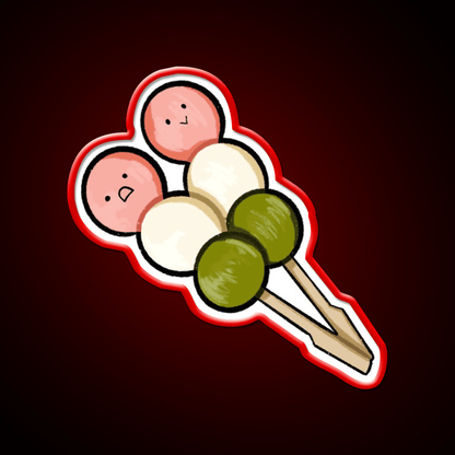 Dango Snack Food Led Neon Sign Rgb Color - Shineneon