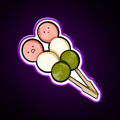 Dango Snack Food Led Neon Sign Rgb Color - Shineneon