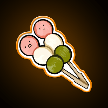 Dango Snack Food Led Neon Sign Rgb Color - Shineneon