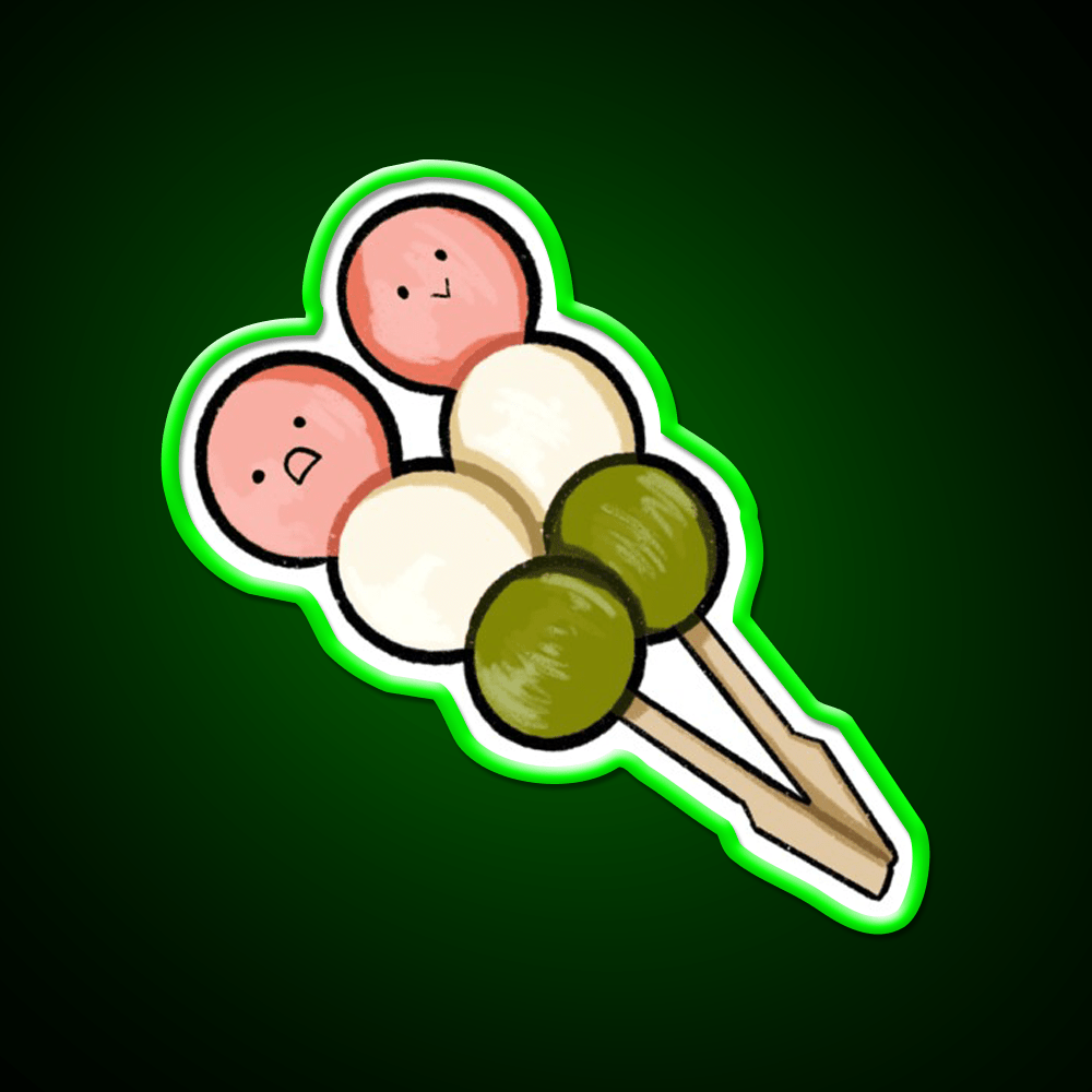 Dango Snack Food Led Neon Sign Rgb Color - Shineneon