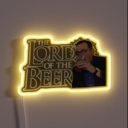 Daniel Andrews Lord Of The The Beers Rgb Led Neon Sign - Shineneon