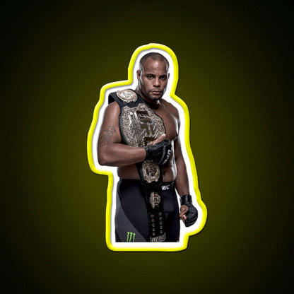Daniel Cormier Ufc Gym Fitness Led Neon Sign Rgb Color - Custom LED neon sign front view