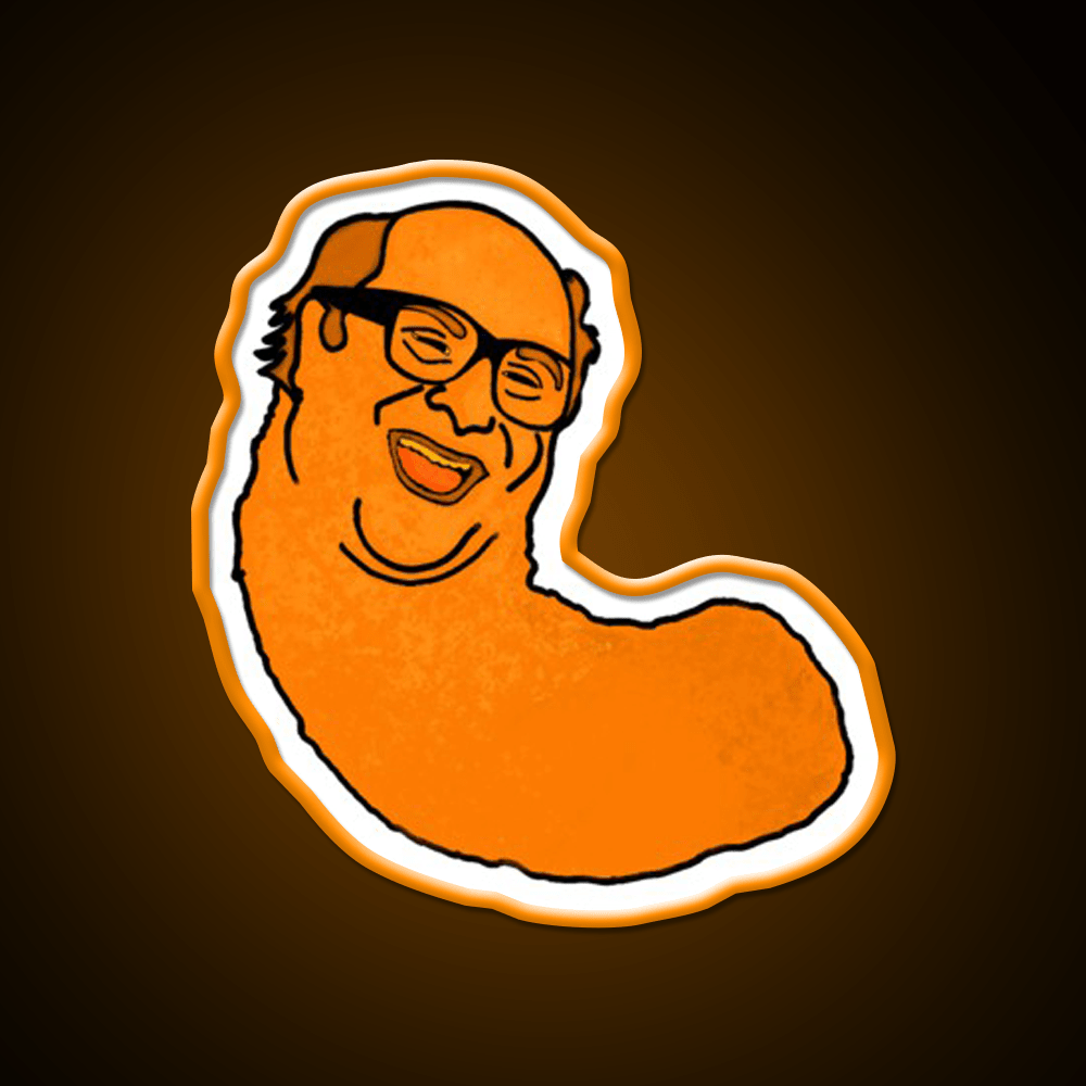 Danny Devito Cheeto Snack Food Led Neon Sign Rgb Color - Shineneon