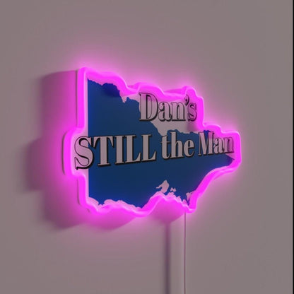 Dansstill The Man Victorian Premier Daniel Andrews Rgb Led Neon Sign - Shineneon