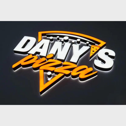 Danys Pizza 3D Frontlit Channel Letters Led Light Sign - Shineneon
