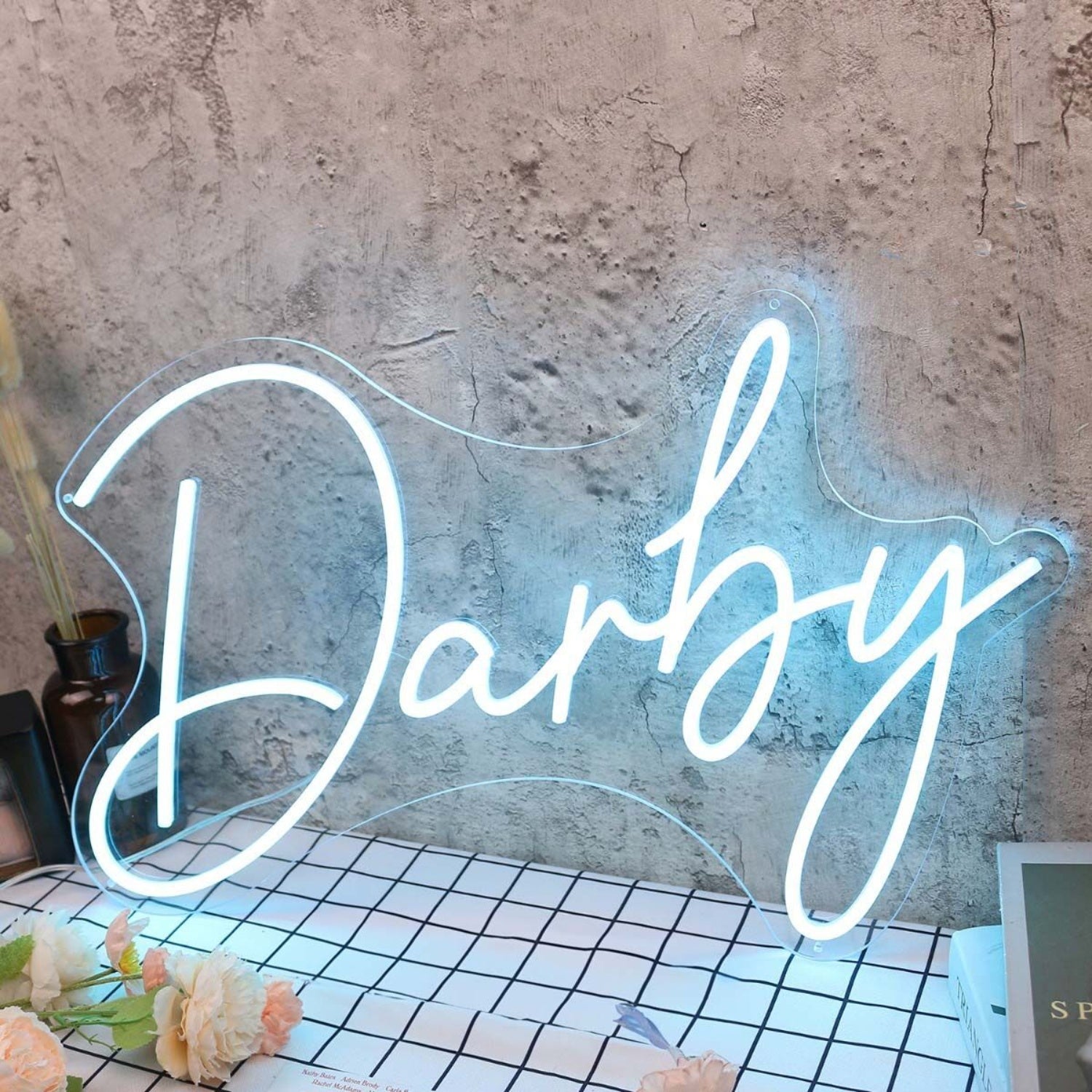 Darby Blue Name Led Neon Sign - Shineneon