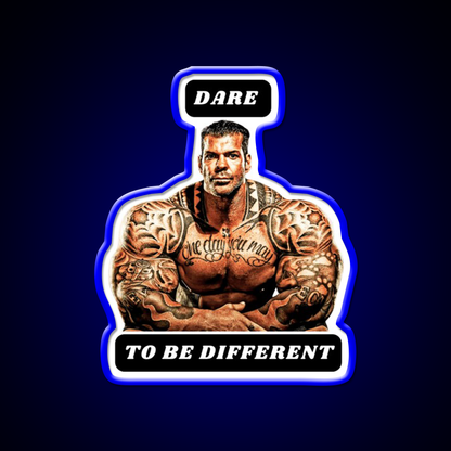 Dare To Be Different Gym Fitness Led Neon Sign Rgb Color - LED neon sign view 5