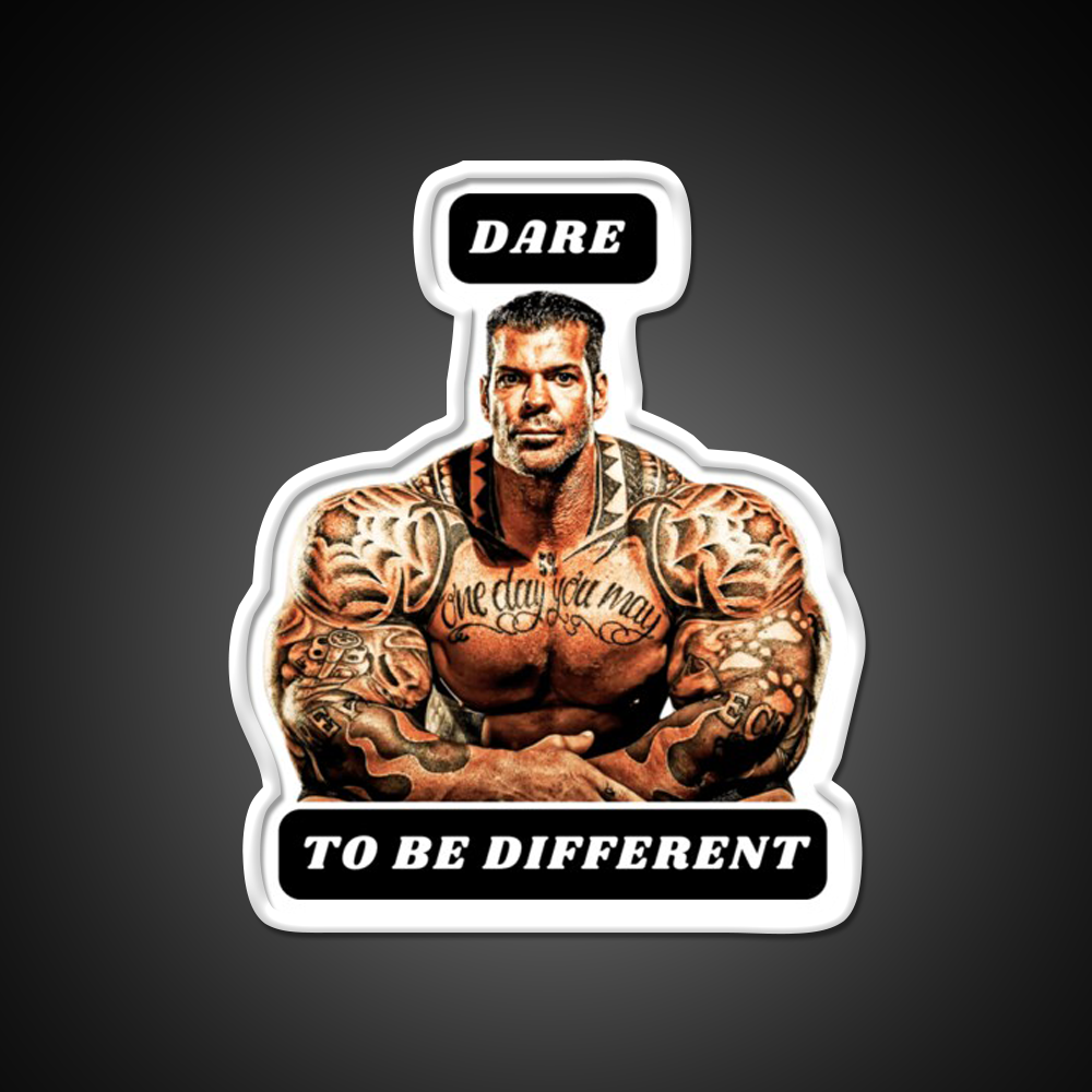 Dare To Be Different Gym Fitness Led Neon Sign Rgb Color - LED neon sign view 11
